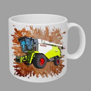 Moon River Claas Tucano 440 hrnek s kombajnem oranžový obsah 330 ml