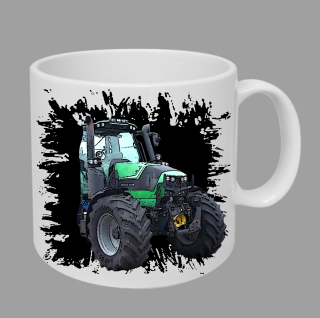 Moon River Deutz-Fahr 6160 hrnek s traktorem černý obsah 330 ml