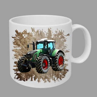 Moon River Fendt 930 hrnek s traktorem hnědý obsah 330 ml