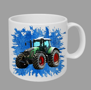 Moon River Fendt 930 hrnek s traktorem modrý obsah 330 ml