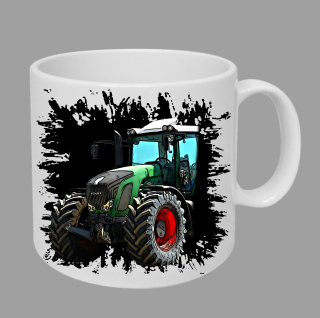 Moon River Fendt 930 hrnek s traktorem černý obsah 330 ml