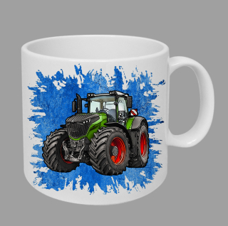 Moon River Fendt 1000 Vario  hrnek s traktorem modrý obsah 330 ml