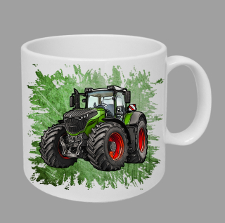 Moon River Fendt 1000 Vario  hrnek s traktorem zelený obsah 330 ml