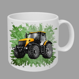 Moon River JCB 7230 hrnek s traktorem zelený obsah 330 ml