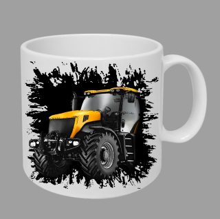 Moon River JCB 7230 hrnek s traktorem černý obsah 330 ml