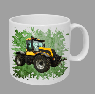 Moon River JCB Fastrac 3185 hrnek s traktorem zelený obsah 330 ml
