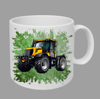 Moon River JCB Fastrac 3230 hrnek s traktorem zelený obsah 330 ml