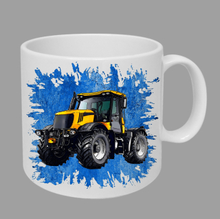 Moon River JCB Fastrac 3230 hrnek s traktorem modrý obsah 330 ml
