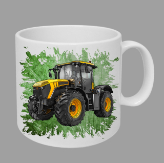 Moon River JCB Fastrac 4220 hrnek s traktorem zelený obsah 330 ml