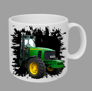 Moon River John Deere 6930  hrnek s traktorem černý obsah 330 ml