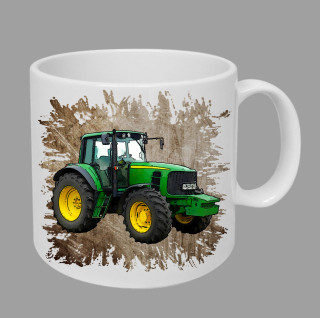 Moon River John Deere 6930  hrnek s traktorem hnědý obsah 330 ml