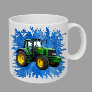 Moon River John Deere 6930  hrnek s traktorem modrý obsah 330 ml