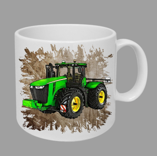 Moon River John Deere 9560R hrnek s traktorem hnědý obsah 330 ml