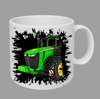 Moon River John Deere 9560R hrnek s traktorem černý obsah 330 ml
