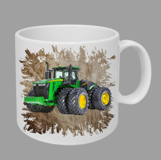 Moon River John Deere 9620R hrnek s traktorem hnědý obsah 330 ml