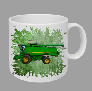 Moon River John Deere 9660 hrnek s kombajnem zelený obsah 330 ml