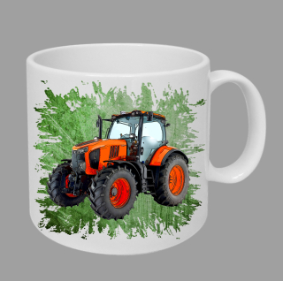 Moon River Kubota hrnek s traktorem zelený obsah 330 ml
