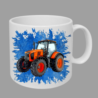 Moon River Kubota hrnek s traktorem modrý obsah 330 ml