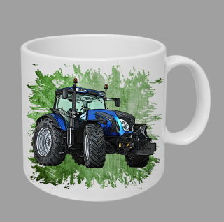 Moon River Landini 215 hrnek s traktorem zelený obsah 330 ml