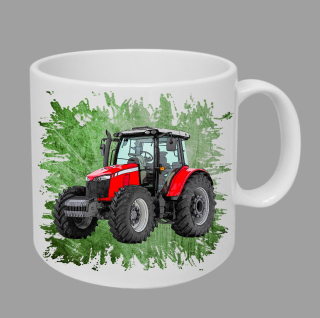 Moon River Massey Ferguson  6713R hrnek s traktorem zelený obsah 330 ml