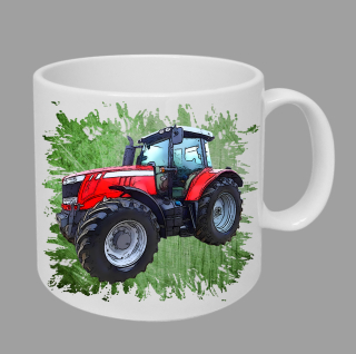Moon River Massey Ferguson  7718 hrnek s traktorem zelený obsah 330 ml
