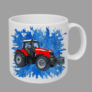 Moon River Massey Ferguson  7726 hrnek s traktorem modrý obsah 330 ml