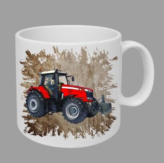 Moon River Massey Ferguson  7726 hrnek s traktorem hnědý obsah 330 ml