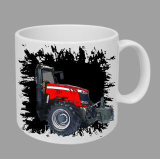 Moon River Massey Ferguson  7726 hrnek s traktorem černý obsah 330 ml