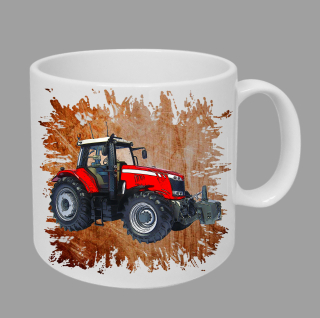 Moon River Massey Ferguson  7726 hrnek s traktorem oranžový obsah 330 ml