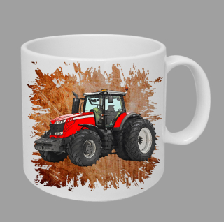 Moon River Massey Ferguson  8670 hrnek s traktorem oranžový obsah 330 ml