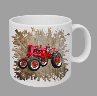 Moon River McCormick FARMALL hrnek s traktorem hnědý obsah 330 ml