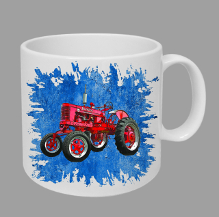 Moon River McCormick FARMALL hrnek s traktorem modrý obsah 330 ml