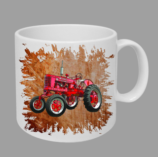 Moon River McCormick FARMALL hrnek s traktorem oranžový obsah 330 ml