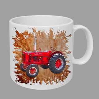 Moon River McCormick Super W-4 hrnek s traktorem oranžový obsah 330 ml