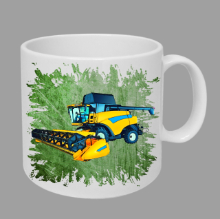 Moon River New Holland cr9090 hrnek s kombajnem zelený obsah 330 ml