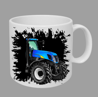 Moon River New Holland T7070 hrnek s traktorem černý obsah 330 ml