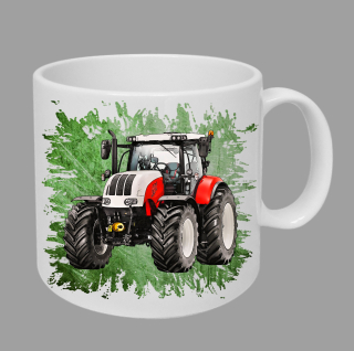Moon River Steyr cvt 6240 hrnek s traktorem zelený obsah 330 ml