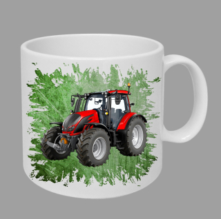 Moon River Valtra N4 hrnek s traktorem zelený obsah 330 ml