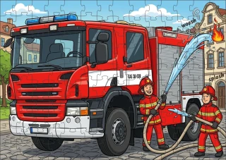 Moon River Hasičské auto SCANIA puzzle 500 dílků 
