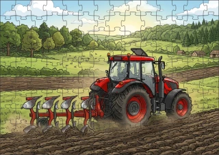 Moon River traktor II. puzzle 120 dílků