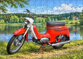Moon River Český veterán PIONÝR puzzle 120 dílků