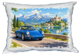Moon River Porsche polštářek 30 x 40 cm