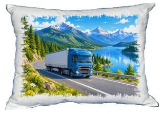 Moon River Scania nákladní auto polštářek 30 x 40 cm