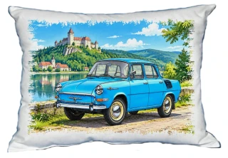 Moon River České auto veterán č. 05 polštářek 30 x 40 cm