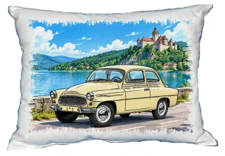 Moon River České auto veterán č. 08 polštářek 30 x 40 cm