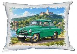 Moon River České auto veterán č. 11 polštářek 30 x 40 cm