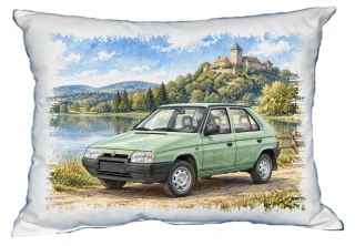 Moon River České auto veterán č. 12 polštářek 30 x 40 cm