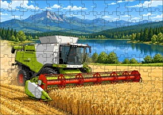 Moon River CLAAS kombajn puzzle 500 dílků