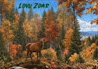 Moon River Lovu Zdar Jelen II. Puzzle pro myslivce  500 dílků