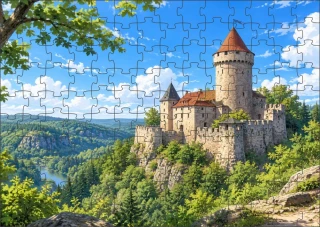 Moon River Hrady a zámky České republiky č. 08 puzzle 120 dílků
